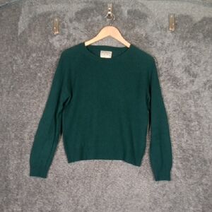 Jumper1234 Cashmere Crewneck Long Sleeve Luxury Soft Knit Desiner Sweater Sz S